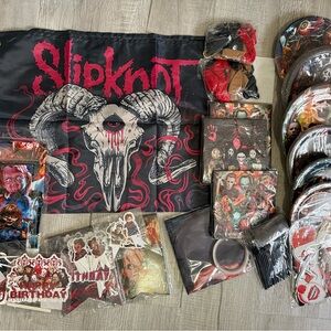 Slipknot Banner & Horror Movie Themed Birthday Party Set!
